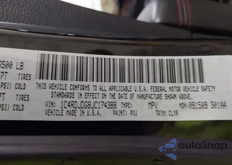 2018 Dodge Durango Gt Awd из США, поврежденный, VIN 1C4RDJDG8JC174388